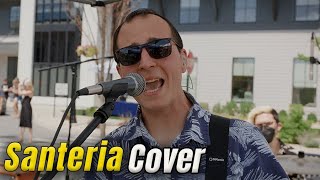 Santeria Cover by Sublime with Lyrics singing and guitarcover [upl. by Nyvrem]