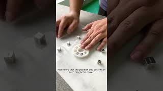 How to assemble the Halbach magnetic assembly？halbach magnetic [upl. by Jarrid]