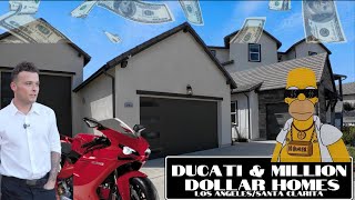 Ducati 1098S amp Million Dollar Homes  SoCals Coolest Ride amp Real Estate Tour [upl. by Jacinda]