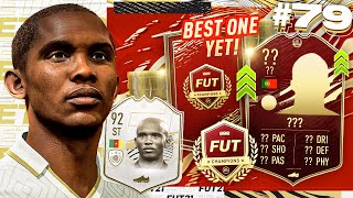 MY BEST RED PICK YET FUT CHAMPION REWARDS  ETOOS EXCELLENCE 79 FIFA 21 [upl. by Narra275]