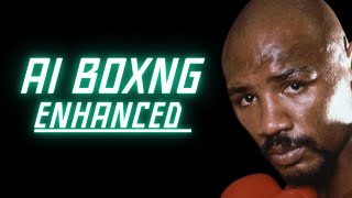 Marvin Hagler vs Tommy Hearns AI Enhanced Full Fight 1985 [upl. by Robinia143]