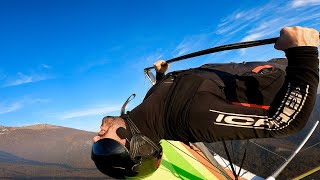 Loop and spin  Aerobatic Training  Hang Gliding [upl. by Algernon]