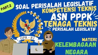 Soal amp Pembahasan Kompetensi Teknis PERISALAH LEGISLATIF  Seleksi ASN PPPK TEKNIS 2022 Part2 [upl. by Ahtreb]