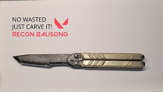 How I made a Recon Balisong from Valorant [upl. by Sirrah]