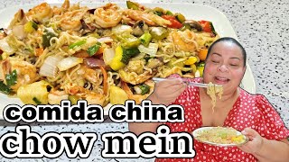 LA MEJOR COMIDA CHINA CHOW MEIN [upl. by Yruam359]