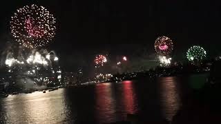 New Year Fireworks 2019 from Cremorne Point [upl. by Dnomayd]