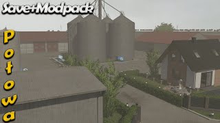 😱Download ModpackSave😱Nowoczesne duże gospodarstwo🔥MegaKilmat🔥PołowaFS22 [upl. by Bakki28]