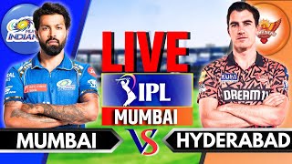 IPL 2024 Live MI vs SRH Live Match  IPL Live Score amp Commentary  Mumbai vs Hyderabad Live Match [upl. by Leicester]