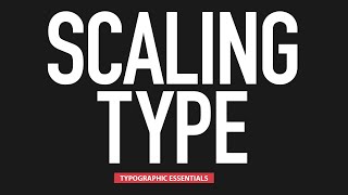 Horizontal and Vertical Character Scaling [upl. by Colbert]