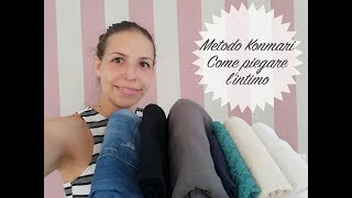 Armadio perfetto Come piegare lintimo con Il metodo KONMARI [upl. by Airaet]