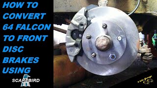 HOW TO INSTALL SCAREBIRD BRAKES ON A 1964 FORD FALCON [upl. by Ellenrahs258]