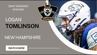 Logan Tomlinson WR New Hampshire  2025 NFL Draft Prospect Zoom Interview [upl. by Brendis]