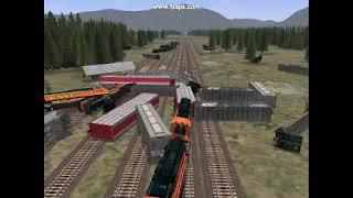 MSTS Epic Train Crashing [upl. by Nomyar]