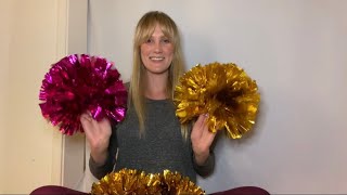 How to Fluff Up Cheerleading Pom Poms [upl. by Eiramrefinnej]