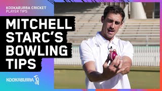 Mitchell Starcs Bowling Tips Updated 2023  Kookaburra Cricket [upl. by Delphina]