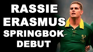 Rassie Erasmuss Springbok Debut [upl. by Nylorak]