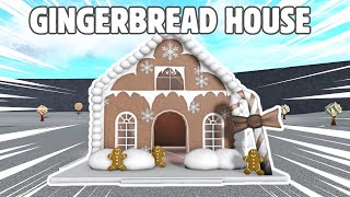 BUILDING A GINGERBREAD HOUSE IN BLOXBURG [upl. by Enohs]