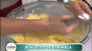 Buñuelos de espinaca y queso Parte 1 [upl. by Annairt]