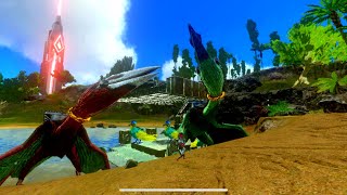 ARK MOBILE  ARKUNAMATATA  Part 2  pvp bow hook and raid [upl. by Loleta]