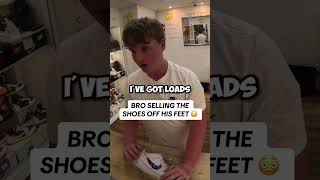 He Tried To Sell The Shoes Off His Feet 😅 via cbestoreTT shorts [upl. by Higbee288]