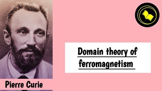 Ferromagnetism  Domain theory of ferromagnetism [upl. by Ammadis]