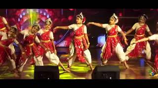 best annual day  school group dance  fusion  devotional  krishna  devi dance [upl. by Lauro]