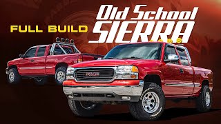 FULL BUILD Converting this 2002 GMC Sierra 1500 to a Mid 90s Throwback [upl. by Eirrahs521]