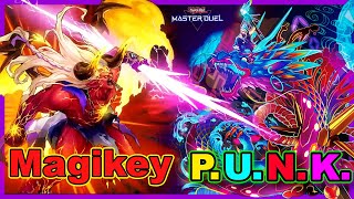 MAGIKEY PUNK Crazy turn 1 boards ritual synchro xyz fusion and links YuGiOh Master Duel [upl. by Morly]