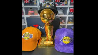 Mini Larry O’Brien NBA Championship Trophy from Fanatics LA Lakers 17x Champs [upl. by Aihseyt118]