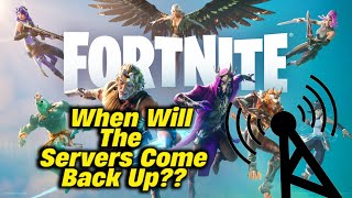 LIVE FORTNITE WHEN WILL SERVERS COME BACK UP  SEASON 2 NEW [upl. by Nnaeitak]