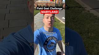 Field goal challenge MARYLAND maryland football collegefootball marylandterrapins acc [upl. by Yelyah]