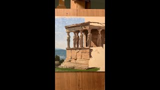 Caryatid porch of the Erechtheion in Athens [upl. by Zaria]