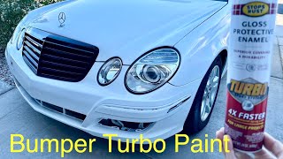 How To Get The BEST Bumper Paint Result At Home With Rustoleom Turbo Can [upl. by Adivad]