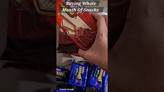 Tips for buying snacks for a whole month snacks monthlygroceryshopping shorts biskit waffle [upl. by Ephram]