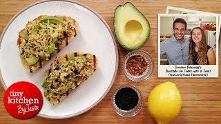 Gordon Ramsays Avocado on Toast with a Twist feat Marie Plantoinette  Tiny Kitchen Big Taste [upl. by Huppert]