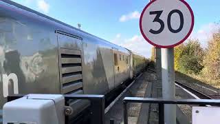 Chiltern railway arrives at Leamington Spa station October 24 [upl. by Aldred]