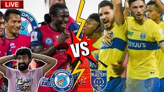 Kerala Blasters vs Jamshedpur Fc Full match WATCHALONG  livestreaming keralablasters isl2024 [upl. by Dnalram]