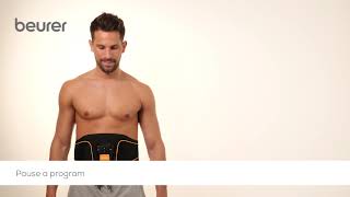 Quick Start Video for the EM 37 abdominal toning belt from Beurer [upl. by Ahsenik]