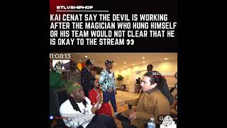 KaiCenat magician refuses to clarify that he is okay to the chat [upl. by Benni]