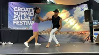 Jorge and Indira in Croatia Summer Salsa Festival [upl. by Peednam553]