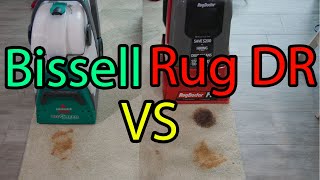 Bissell Big Green vs Rug Doctor Pro Cleaning Performance [upl. by Wenona]