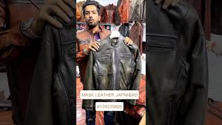 LEATHER JACKET NEW COLOURS originalleatherjackets maskleather [upl. by Atinor]