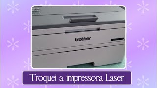 Testando Impressora a Laser Brother HLB2080DW [upl. by Saduj]