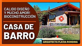 🏠CASA DE BARRO🙌 BIOCONSTRUCCIÓN EN CÓRDOBA🌿 DISEÑO IMPECABLE💕 [upl. by Whyte286]