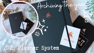 Archiving My Year  2025 Planner System [upl. by Ailes355]