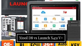 Xtool D8 vs Launch X431 V [upl. by Lehcear471]