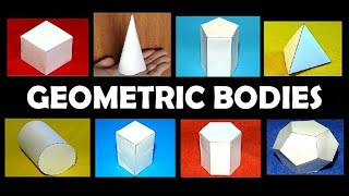 Geometric bodies  origami [upl. by Adnolohs]