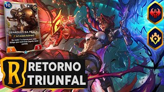 JOGANDO MAIS DE 15 CARTAS NUM TURNO O MONSTRO VOLTOU  SAMIRA SERA DECK  LEGENDS OF RUNETERRA [upl. by Cadel]