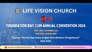 Life Vision Church Third Foundation Day  2nd Session Live video [upl. by Bara441]