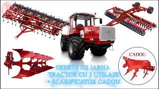 Tractor XTA cu disc combinator plug si scarificatorCADOU [upl. by Skinner]